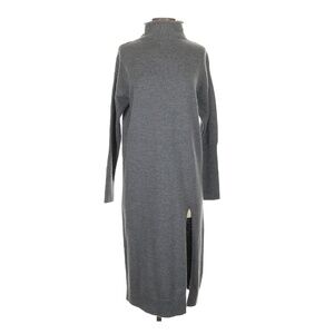 Wilfred gray turtleneck dress wool